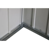 Abri de jardin - Métal - DURAMAX - 2,47 m˛ - 0,33 mm - Anthracite - DUECO64PR