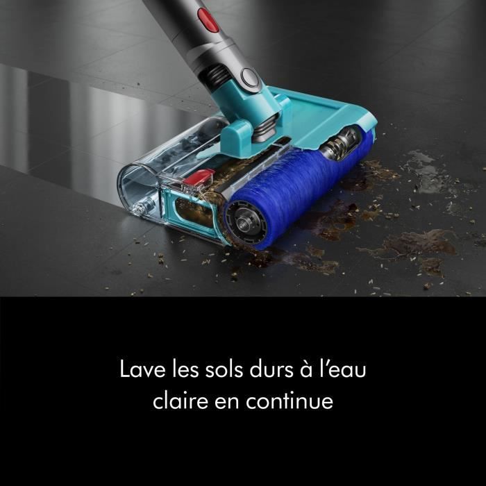 DYSON V15s Detect Submarine - Aspirateur Balai sans Fil - 240 airwatts - Brosse a rouleau humide Submarine pour laver les sols durs