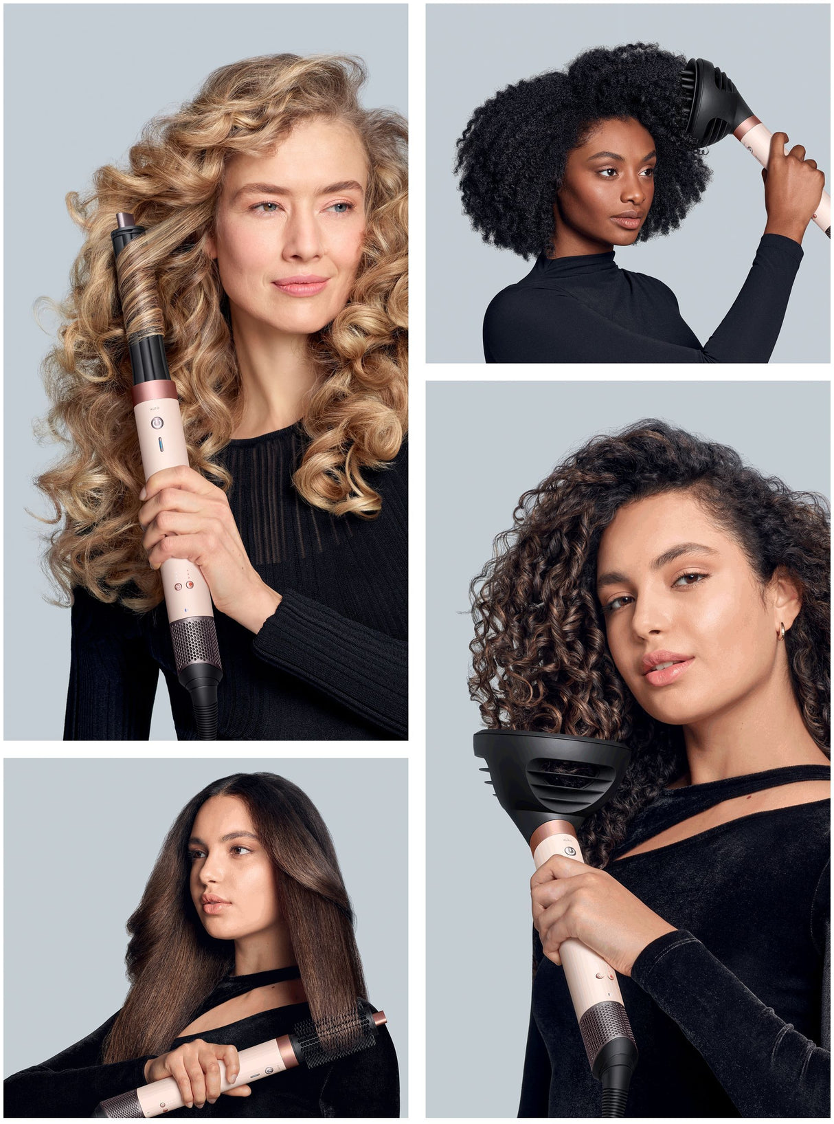 DYSON - Airwrap Co-anda 2x - Cheveux bouclés a frisés - Edition Gifting 2025 - Soie Ambré - 1300 W