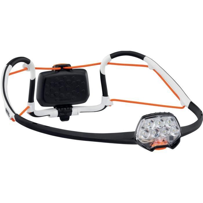 Multi-beam headlamp - PETZL - IKO CORE - 500 lumens - Airfit headband - Rechargeable battery included - Black and white