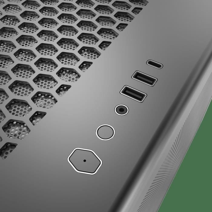 COOLER MASTER - Elite 600 Black ARGB (4 Fan Version) - Boîtier PC - Moyen tour ATX