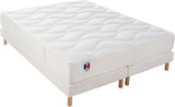 CONFORT DESIGN Gari Ensemble matelas & sommier 180 x 200 - Ep. 23 cm - Polylatex - Hypoallergénique - Réversible -Fabriqué en France