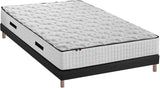 CONFORT DESIGN Marcel Ensemble Matelas & sommier 160 x 200 - Ep.25 cm - Ressorts & Mémoire de forme - Fabriqué en France