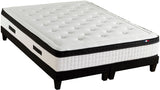 CONFORT DESIGN Quatuor Matelas + sommier 180 x 200 - Ep.30 cm - 4 technologies - Ressort/Mémoire/Latex/HR - Fabriqué en France