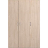 Armoire - EASY LIFE - Décor Chene clair - 3 portes battantes - L120,2 x H180 x P49,7cm - PARISOT EASY LIFE