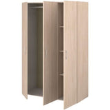 Armoire - EASY LIFE - Décor Chene clair - 3 portes battantes - L120,2 x H180 x P49,7cm - PARISOT EASY LIFE
