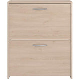 Meuble a chaussures 2 abattants - EASY LIFE - Décor Chene - L66,5 x P25,1 x H78,5cm - PARISOT