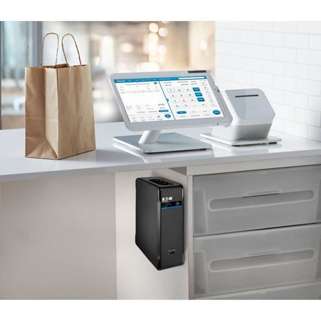 Onduleur - EATON - 3P Ellipse 3P550D - Pour PC pro ou terminal point de vente - Protection parafoudre - 550VA - 330W