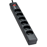 Multiprise/Parafoudre - EATON Protection Strip 6 Tel FR - PS6TF - 6 prises françaises + 1 prise téléphonique RJ - Noir