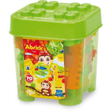 ECOIFFIER Abrick 1445 - Baril Jungle 70 Pieces - Abrick - 18 mois - Un maximum de combinaisons