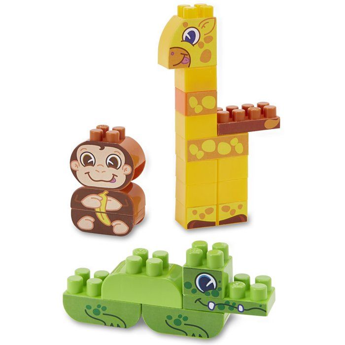 ECOIFFIER Abrick 1445 - Baril Jungle 70 Pieces - Abrick - 18 mois - Un maximum de combinaisons