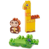 ECOIFFIER Abrick 1445 - Baril Jungle 70 Pieces - Abrick - 18 mois - Un maximum de combinaisons