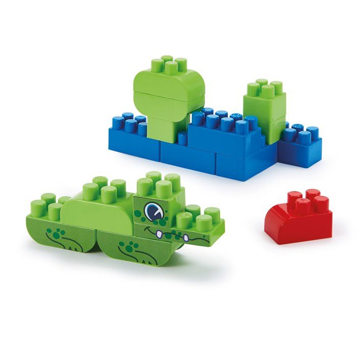ECOIFFIER Abrick 1445 - Baril Jungle 70 Pieces - Abrick - 18 mois - Un maximum de combinaisons