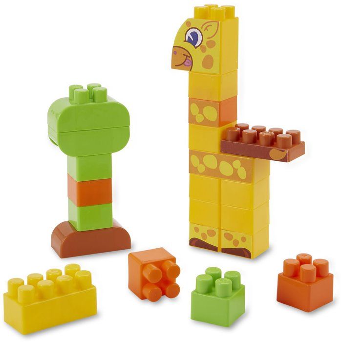 ECOIFFIER Abrick 1445 - Baril Jungle 70 Pieces - Abrick - 18 mois - Un maximum de combinaisons