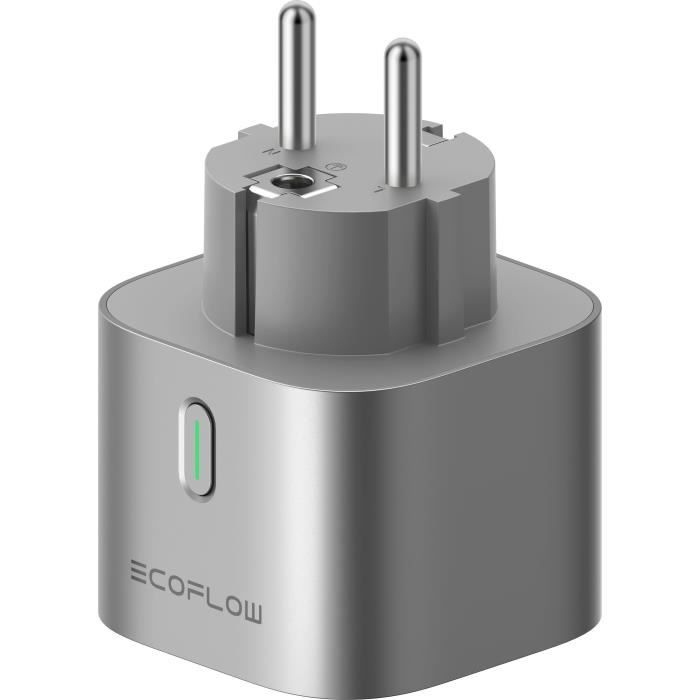 Prise intelligente Wi-Fi - EcoFlow - Smart Plug - Suivi consommation - Commande vocale - Programmable
