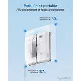 ECOVACS WINBOT Mini - Robot de Nettoyage de vitres - Design Compact - Double Buses avec pulvérisation ultrasonique