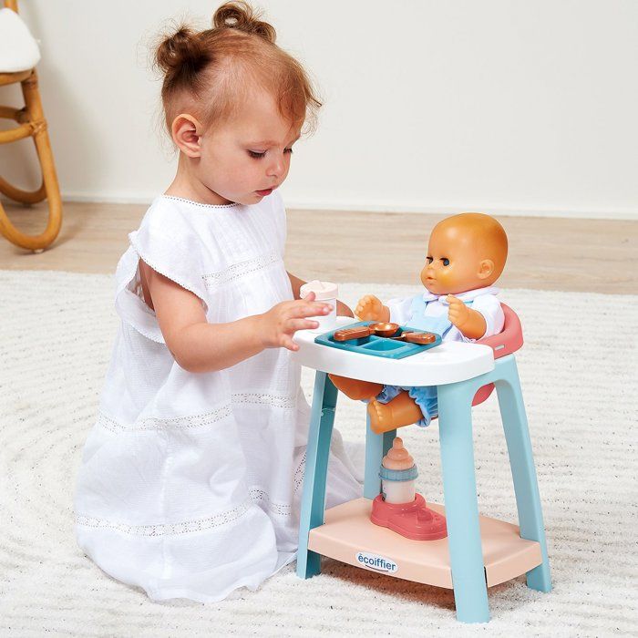 ECOIFFIER Nursery 1836 - Chaise Haute - 18 mois - Les premiers repas de Grands