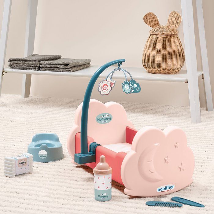 ECOIFFIER Nursery 1835 - Lit + Accessoires - 18 mois - Le rituel du coucher