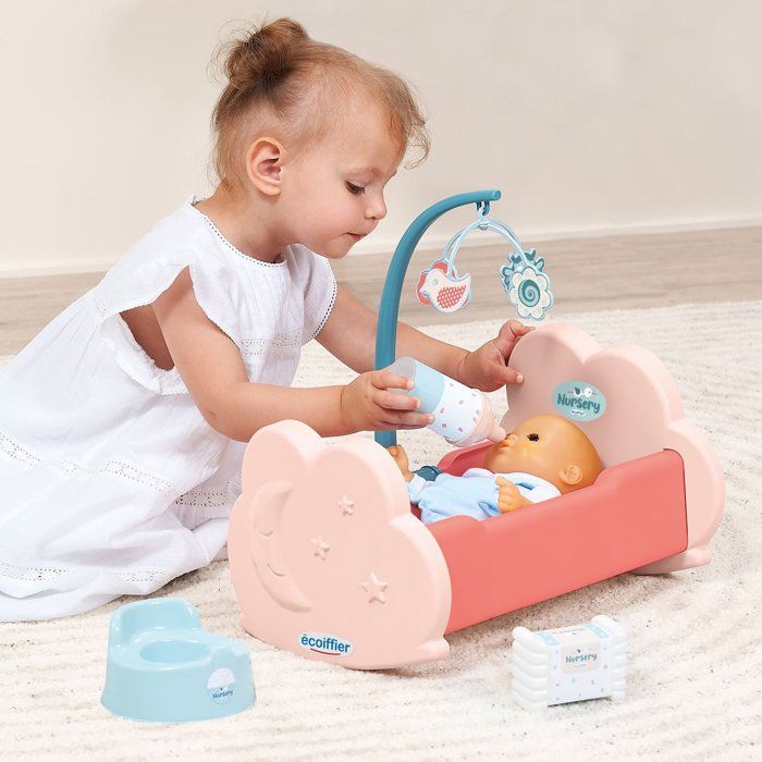 ECOIFFIER Nursery 1835 - Lit + Accessoires - 18 mois - Le rituel du coucher