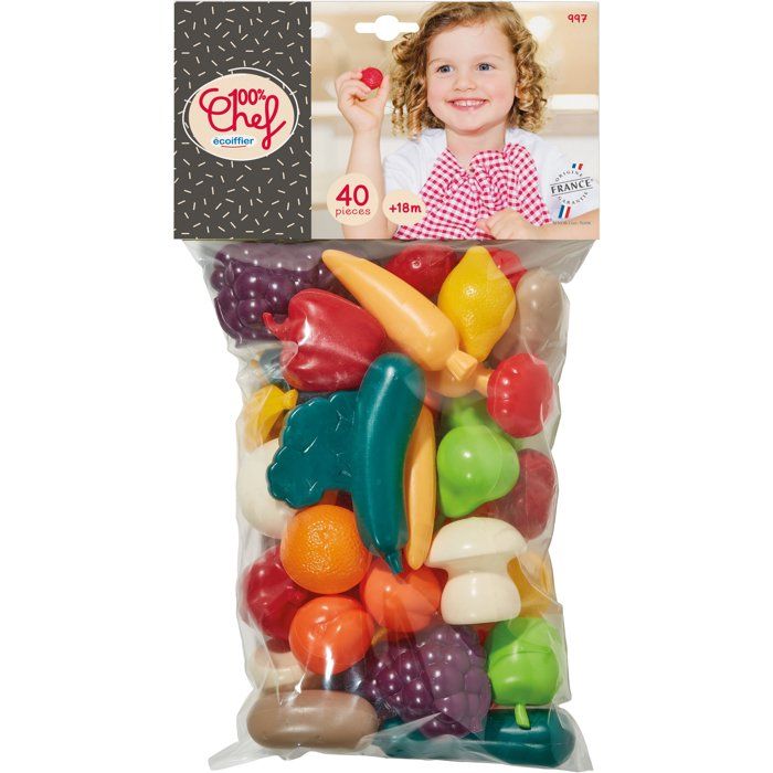 ECOIFFIER 100% Chef 997 - Sachet Légumes - 18 mois - Pour faire le plein de vitamines