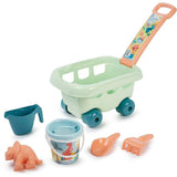 ECOIFFIER Plage 465 - Chariot Dino Garni - 18 mois - Tout transporter a la plage