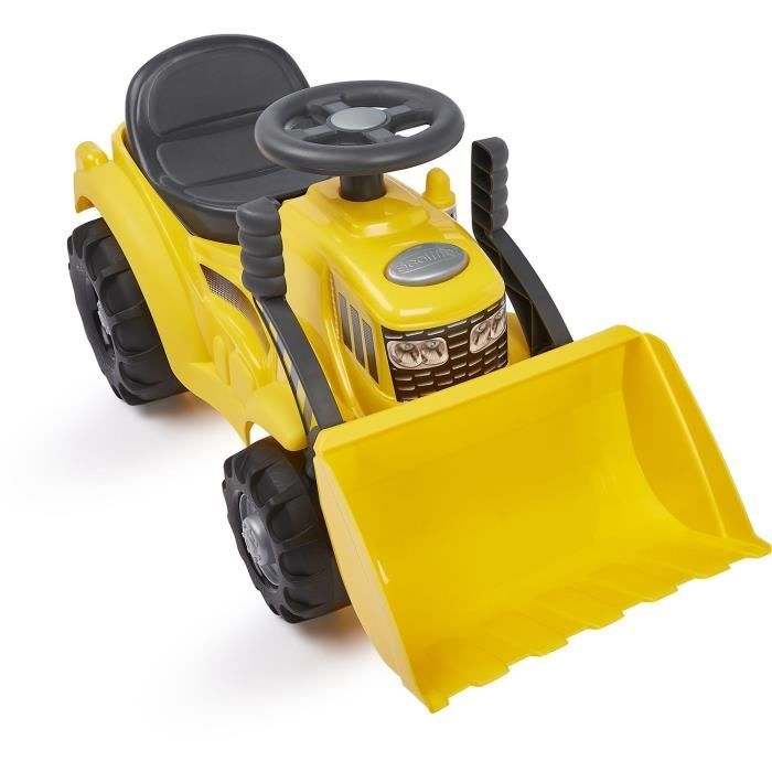 Porteur Tracto pelle - ECOIFFIER - Jaune - Pour Enfant de 12 a 36 mois