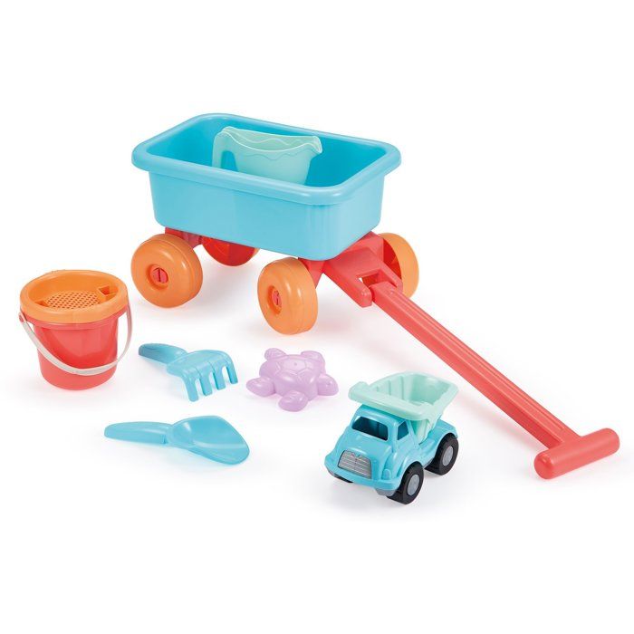 ECOIFFIER Plage 524 - Chariot de Plage Garni - 18 mois - Tout transporter a la plage