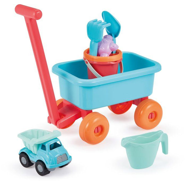 ECOIFFIER Plage 524 - Chariot de Plage Garni - 18 mois - Tout transporter a la plage