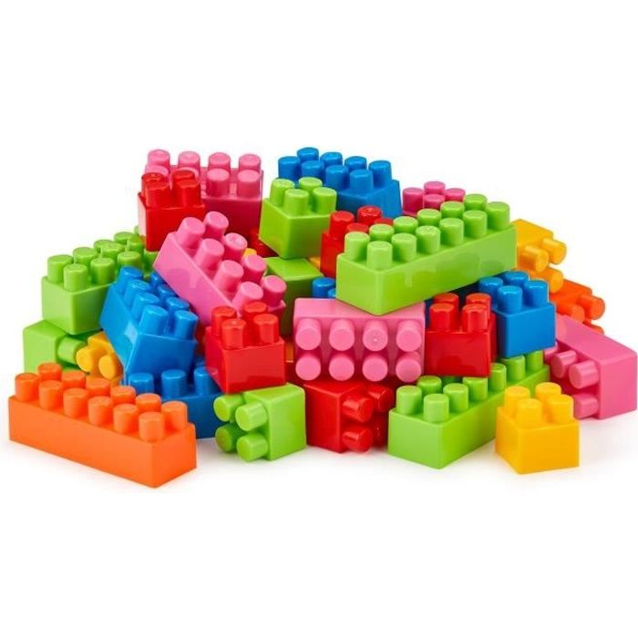 ECOIFFIER - Abrick Collection - Construction game - From 18 months - Bag of 150 bricks