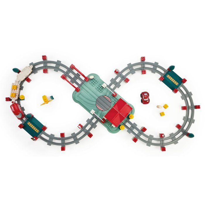 Baril circuit train - ECOIFFIER - 140 pcs - Des 18 mois