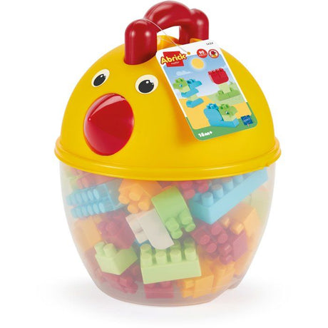 ECOIFFIER Abrick 1434 - Baril Poule 90 Pieces - Abrick - 18 mois - Un maximum de combinaisons