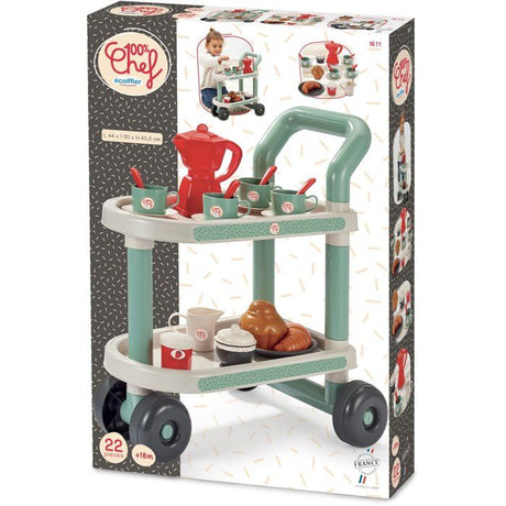Désserte petit déjeuner - ECOIFFIER - 22 accessoires - Des 18 mois