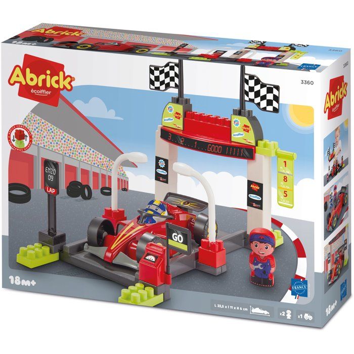 ECOIFFIER Abrick 3360 - Peat Stop Formule 1 - 18 mois - Arret au Stand