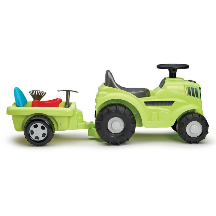 Porteur Tracteur remorque - ECOIFFIER - Siege inclinable - Accessoires de jardin - 12-36 mois