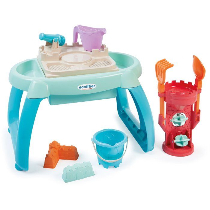 ECOIFFIER Plage 4603 - Table Sable Et Eau - 18 mois - Pour Jouer avec le Sable Et L'Eau