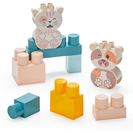 Rolly briques - BB Abrick - ECOIFFIER - 40 pieces - Des 12 mois