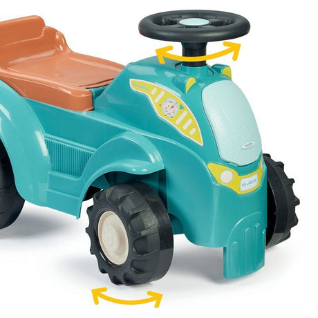 Tracteur directionnel garni avec remorque - ECOIFFIER - 15 accessoires - De 12 a 36 mois