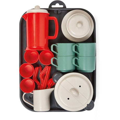 Plateau dinette garni - Jeu d'imitation - ECOIFFIER - 26,5 cm - +18 mois