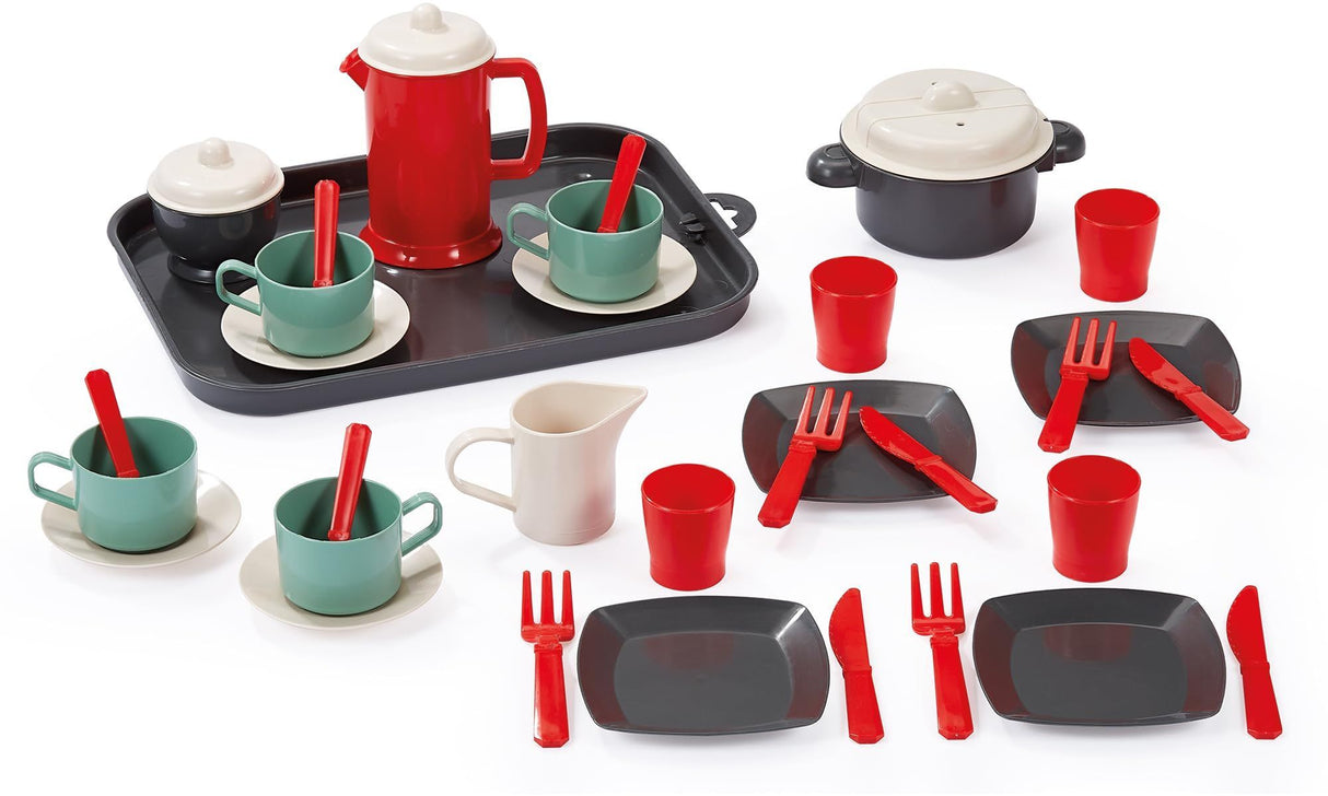 Plateau dinette garni - Jeu d'imitation - ECOIFFIER - 26,5 cm - +18 mois