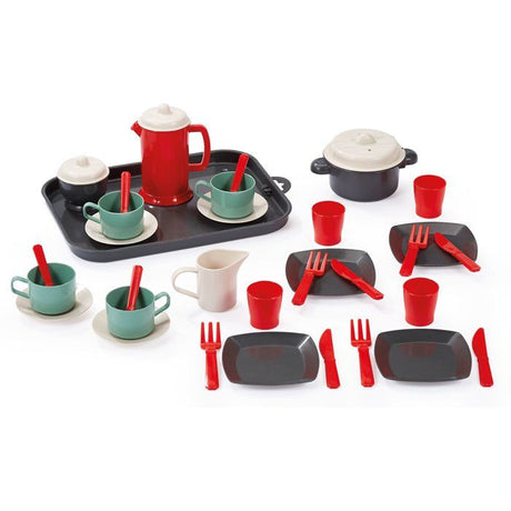 Plateau dinette garni - Jeu d'imitation - ECOIFFIER - 26,5 cm - +18 mois