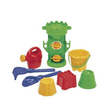 ECOIFFIER - Table peche a la ligne - 4 canards, canne, Èpuisette, toboggan et manivelle en forme de nÈnuphar