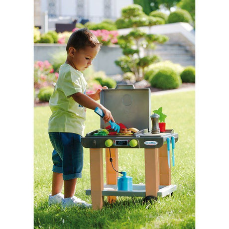 La Plancha + 12 Accessoires inclus, Jeu d'imitation, Outillage de jardin pour enfants, Jouets Ecoiffier 4669, Des 18 mois, Fabriqué