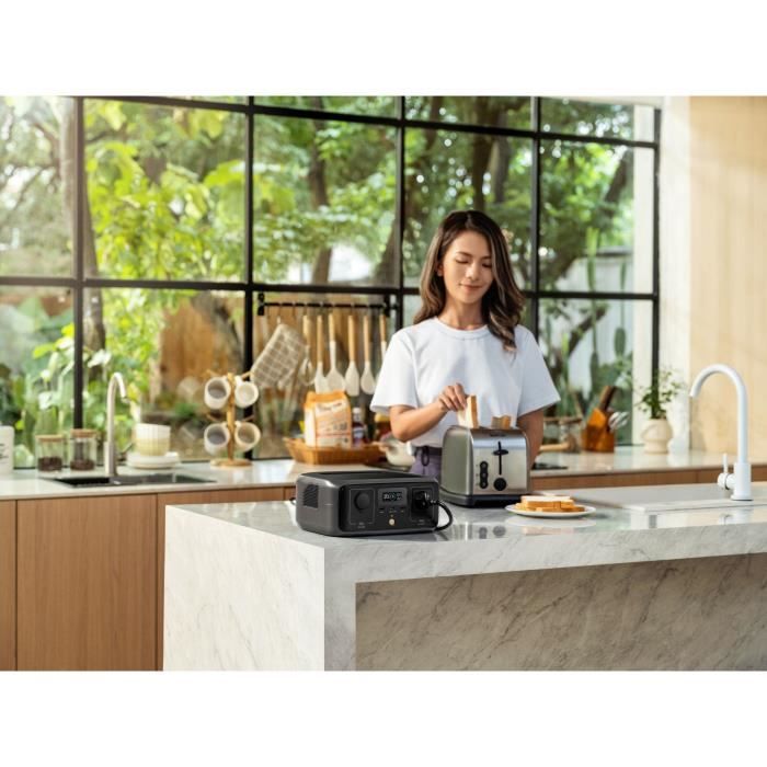 Batterie de démarrage - EcoFlow - RIVER 3 - Capacité professionnelle, compacte et puissante, version ASI 20ms