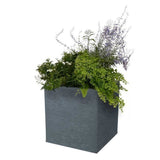 Pot de fleurs Carré 40 cm - EDA - Graphit - 31 L - 39 x 39 x H. 43 cm - Gris Anthracite