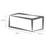 Jardiniere - EDA - Graphit - 98 L - 99,5 x 39 x H. 43 cm - Blanc Cérusé