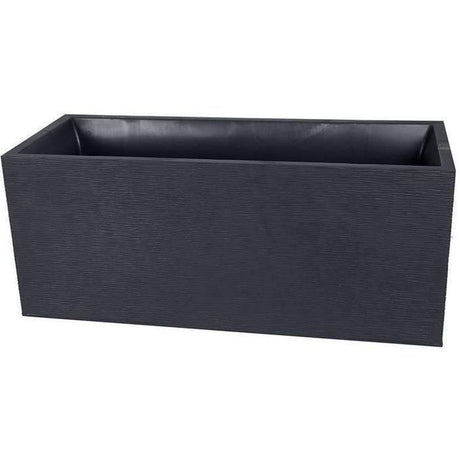 Jardiniere - EDA - Graphit - 98 L - 99,5 x 39 x H. 43 cm -Gris Anthracite