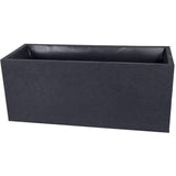 Jardiniere - EDA - Graphit - 98 L - 99,5 x 39 x H. 43 cm -Gris Anthracite