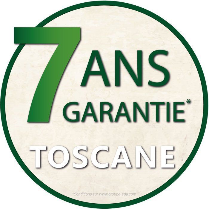 Pot de fleurs XXL carré - Toscane - EDA - 43,3 x 43,3 x H. 80 cm - Intérieur / Extérieur - 98 L - Gris Anthracite