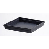 Pot de fleurs Carré XXL 43 cm - EDA - Toscane - 98 L - 43,3 x 43,3 x H. 80 cm - Gris Anthracite