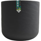 Pot de fleurs Rond 50 cm - EDA - Volcania Up - 67 L - Intérieur/Extérieur - Décor Pierre - Ř 48,5 x H. 46,2 cm - Gris Anthracite